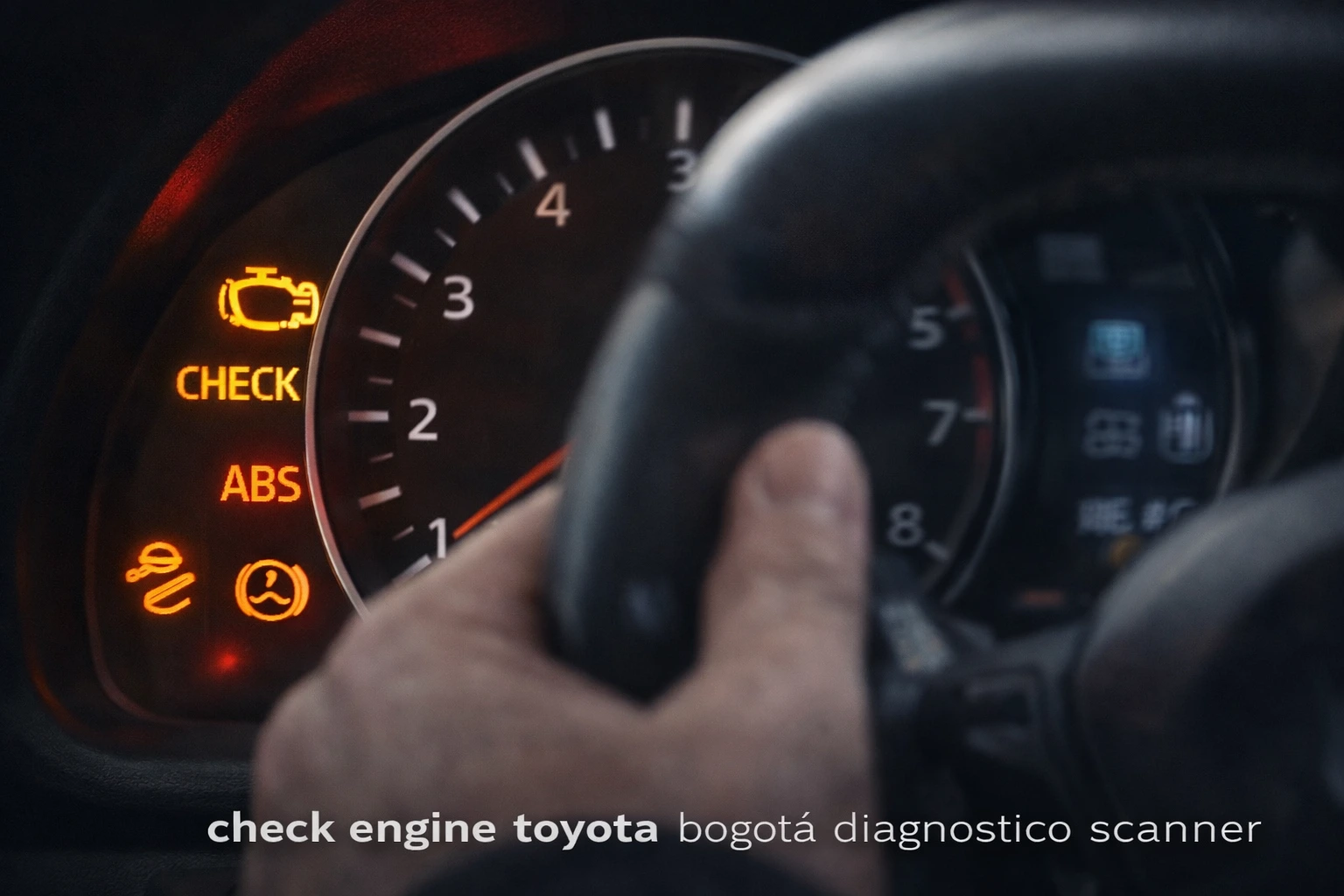 check engine toyota bogotá diagnóstico scanner