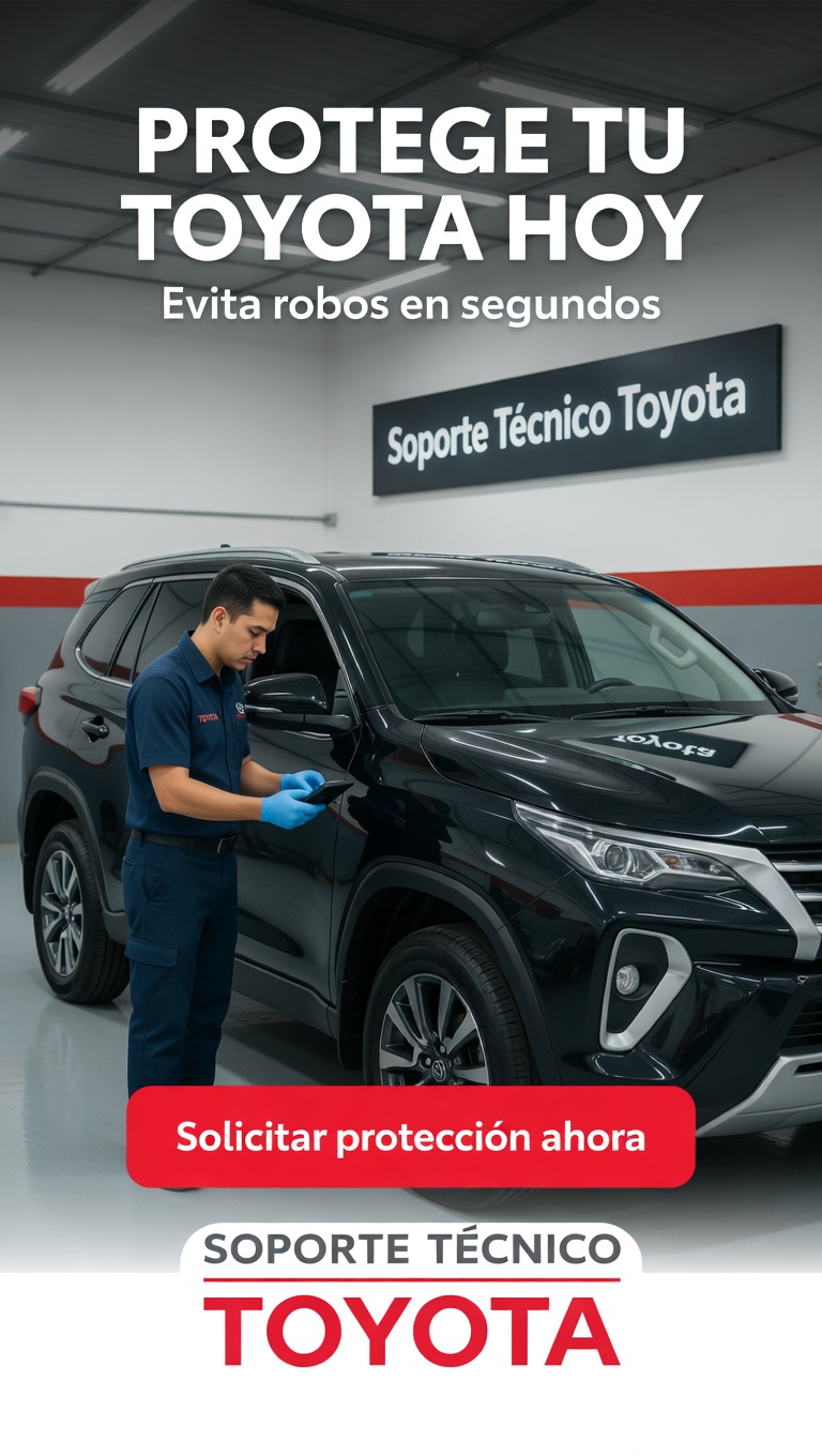 soporte tecnico toyota seguris antirrobo toyota en bogota
